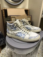Del Toro X Eduardo Sarabia Limited Edition Sneakers Shoes Hand Paint 11 Leather
