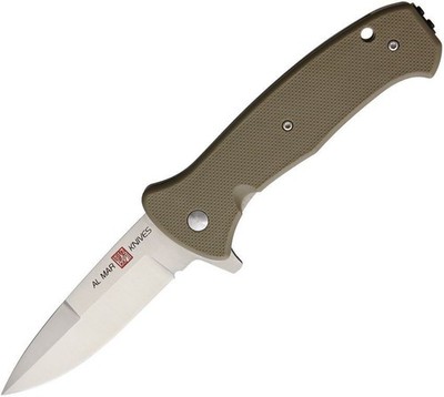 Al Mar AMK2214 SERE 2020 8Cr13MoV Assisted Knife Coyote Tan FRN Plain 3.6''