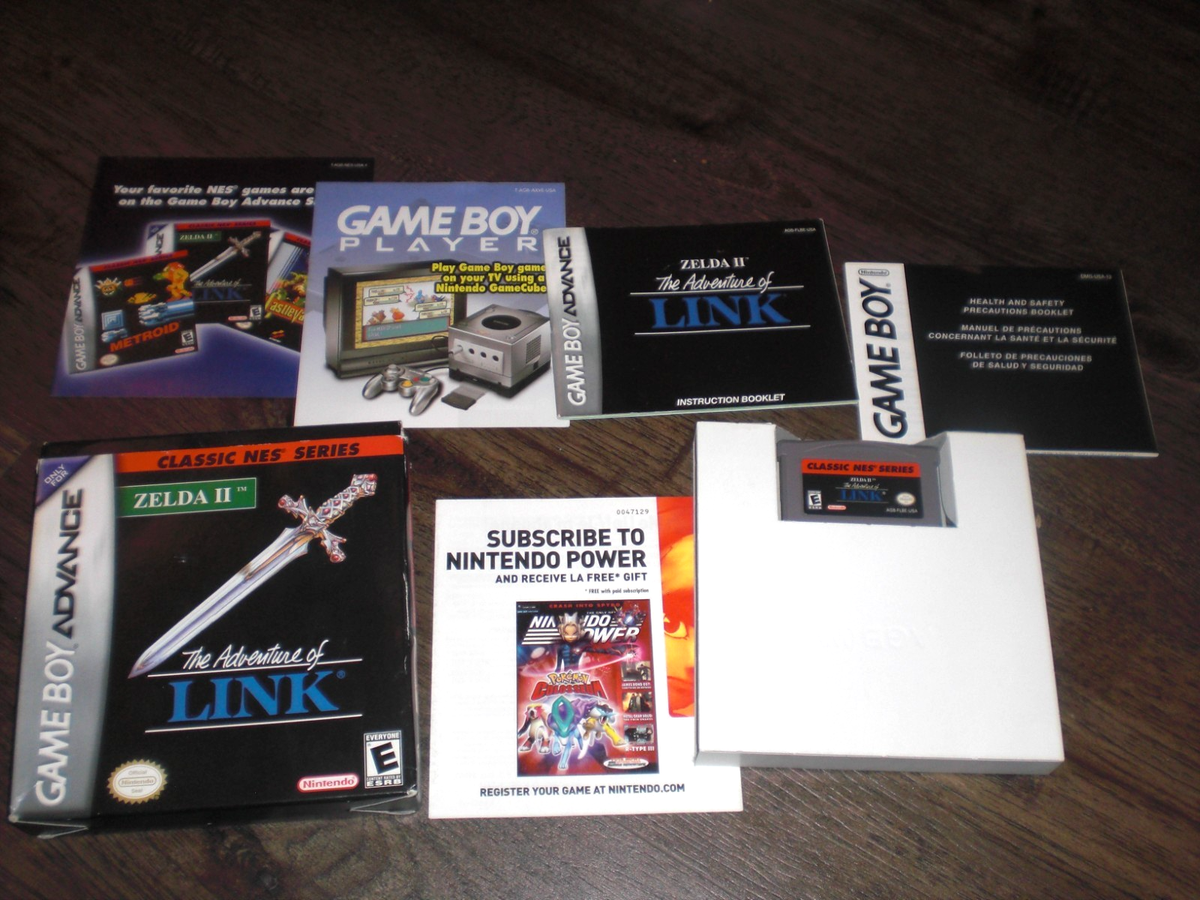 Zelda II The Adventure of Link NES Classic Series Nintendo Gameboy
