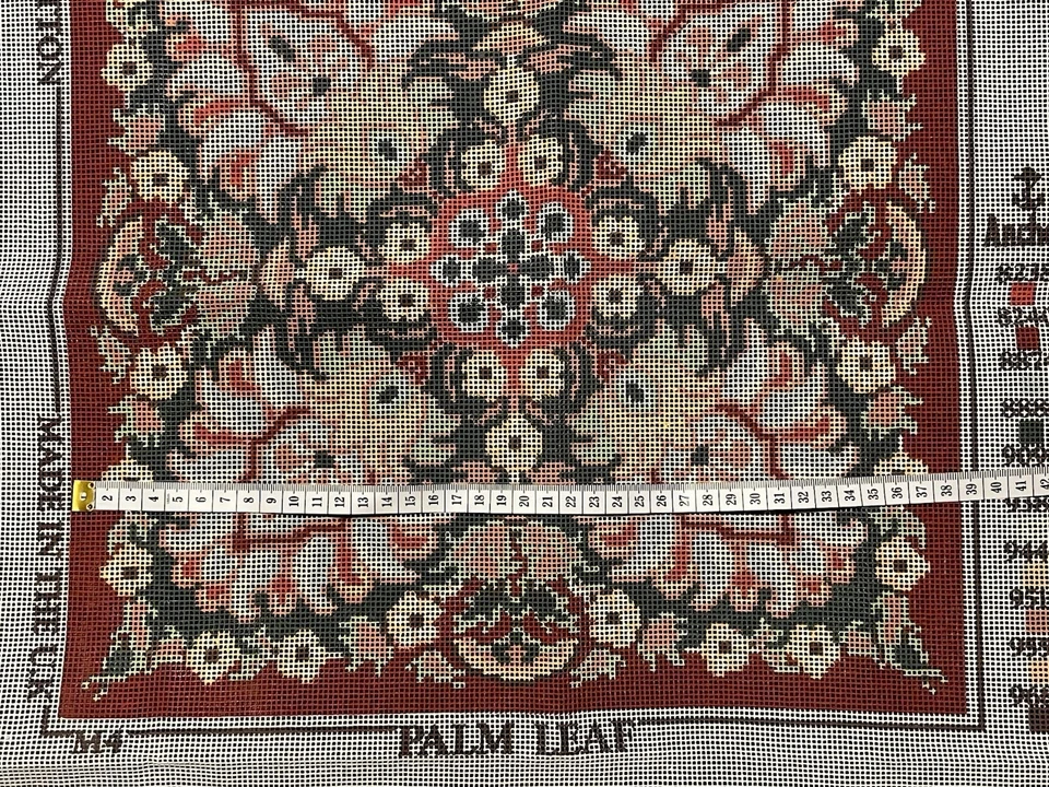 Tapestry Needlepoint Canvas Only - Moonstone Palm Leaf - Anchor - Image 4 of 4