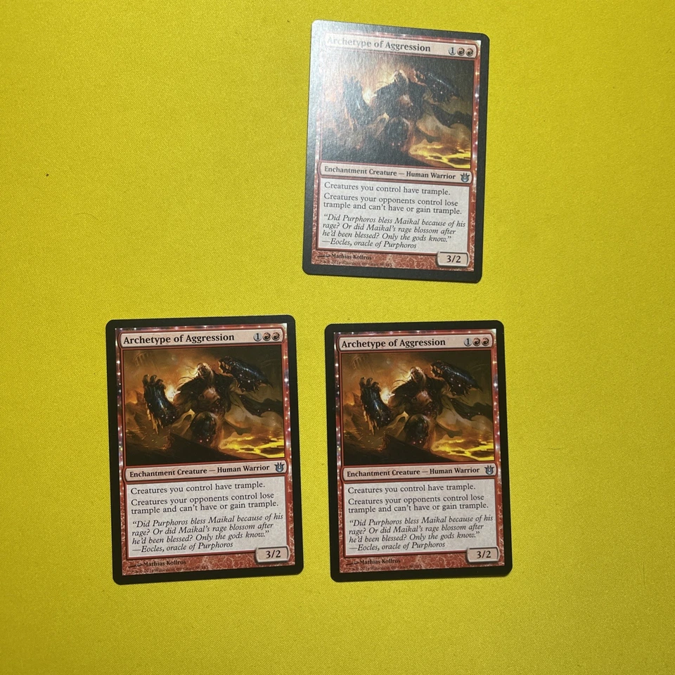 Archetype of Aggression NM 88 Born Of The Gods MTG Magic The Gathering  - Image 3 of 3