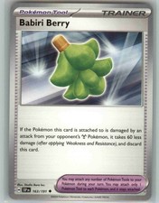 Babiri Berry 163/191 Uncommon Surging Sparks Pokemon