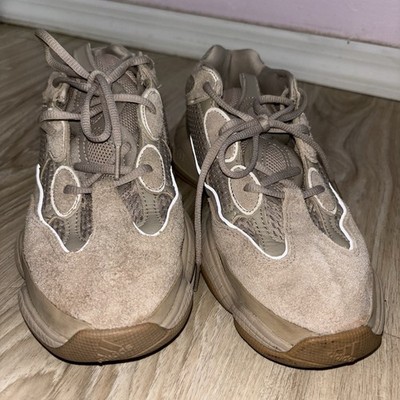 Adidas Yeezy 500 Blush Taupe Suede Mesh Chunky Sneakers Size 8 GX3605