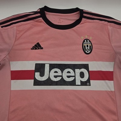 Paul Pogba Juventus #10 Pink Away Jersey 2015-2016 Adidas UCL