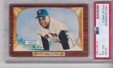 CENTERED 1955 Bowman #184 WILLIE MAYS PSA 3 H.O.F. New York/S.F. Giant 