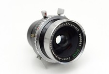 Schneider Super Angulon 75 mm f8 obiettivo grande formato 4x5 in Copal #0 otturatore e anello