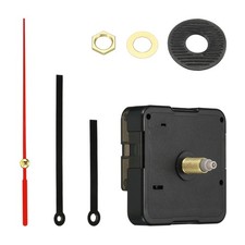 Uhrwerk Ersatz Quartz Uhrwerk Batterie Betrieben Basteln Wand Uhr Aluminium #6