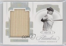 2021 Panini Flawless Legends Jumbo Materials 3/15 Tommy Henrich #LJM-TH 6fs