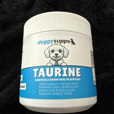 Doggy Supps Taurine Essential Canine Health Support For Dogs Brand New