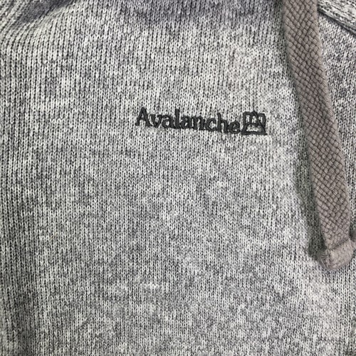 Avalanche Jacket Womens XL Gray Full Zip Fleece Outdoor Sweater Pockets Hiking - Picture 4 of 8