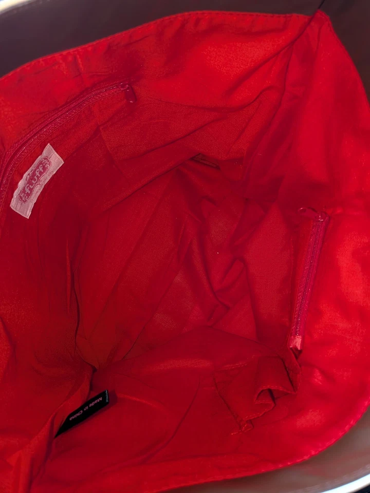  Fluff Sailer 女孩托特包单肩包,复古海报外观 — 第 2/4 张图片