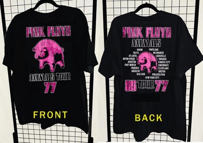 Pink Floyd 1977 Animals Tour 2X Sided Concert T -Shirt