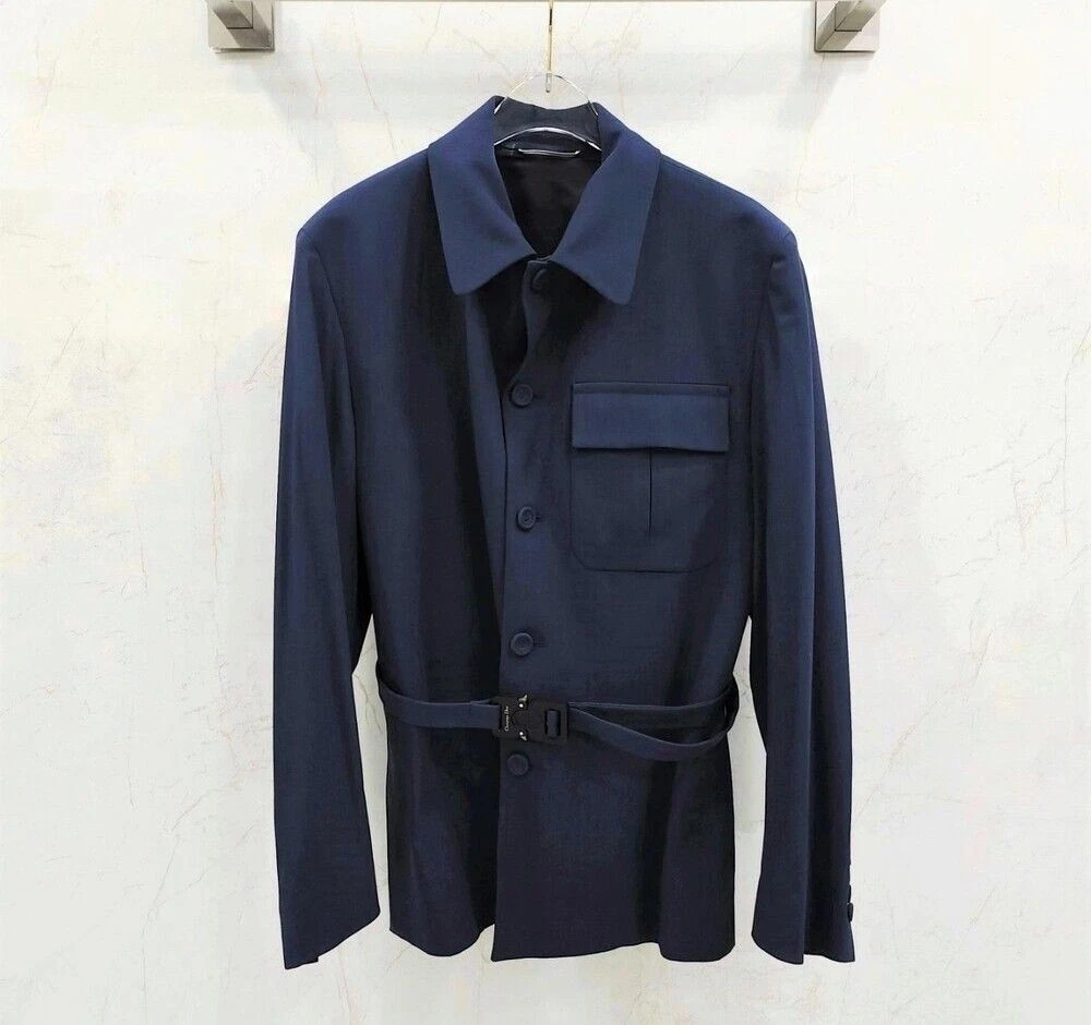Veste ceinturée Dior avec boucle CD   SKU 50 130287554