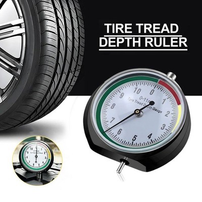Tire Tread Depth Gauge Car Tire Tread Meter Measurer  High Accuracy Tyre Measure