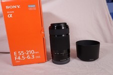 Sony SEL 55 mm - 210 mm F/4.5-6.3 E OSS für Sony - Schwarz