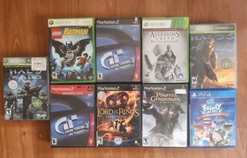 🔥🚨Vintage 17 Video Game Lot  Collection XBOX 360 Playstation 2 3 4 EUC