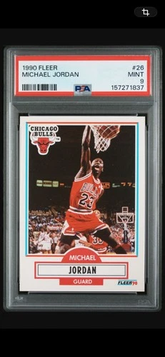 1990 Fleer - Michael Jordan #26 PSA 9