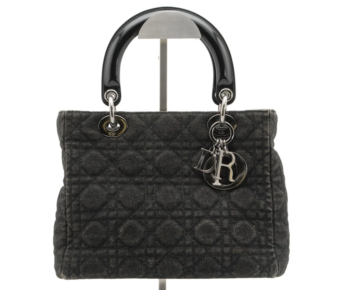 Denim Exterior Medium Quilted Bags & Handbags for Women for sale