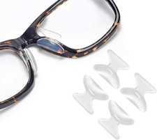 Clear Eyeglass Nose Pads - SMARTTOP Stick on 2.5mm Silicone Anti Slip Adhesive