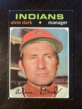 1971 TOPPS #397 ALVIN DARK CLEVELAND INDIANS VG-EX *Hot Corner Vintage* C