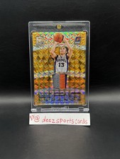 2018 Spectra Steve Nash Epic Legends 3 Color Game Worn Patch Neon Orange #/5