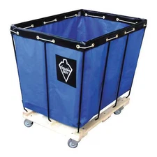 Tough Guy 33W323 Basket Truck, 12 Bu. Cap., Blue, 36 In. L