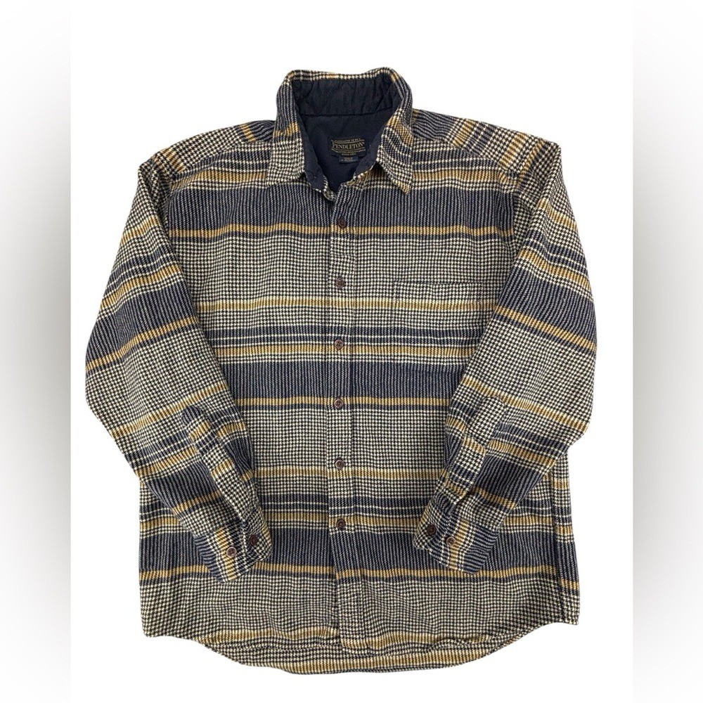 Pendleton- Wool flannel shirt- Large - image 1