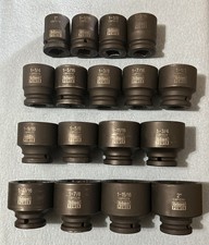 Blue Power Cornwell 34 Dr Shallow Impact Socket Set 1 - 2 Sae 6pt Blue Power Cornwell 34 Dr Shallow Impact Socket Set 1 - 2 Sae 6pt