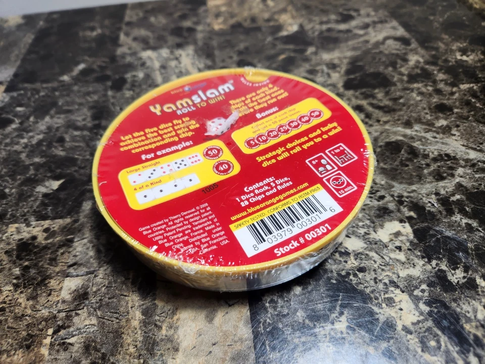 Yamslam Roll To Win Fun Fast Family Dice Game Blue Orange Games Yam Slam - Image 4 of 4