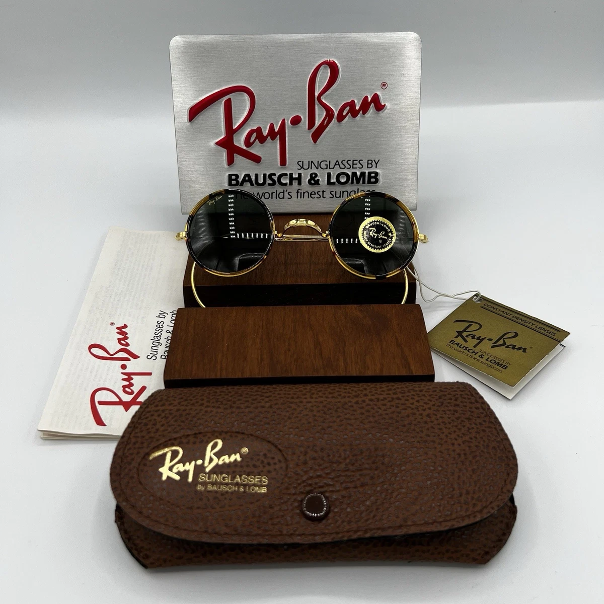 Ray-Ban Round Vintage Sunglasses for sale | eBay