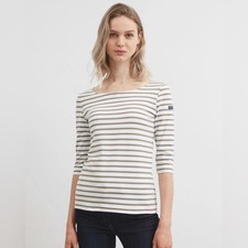 Top bretón deportivo náutico a rayas Saint James GARDE-COTE III talla:12 $189