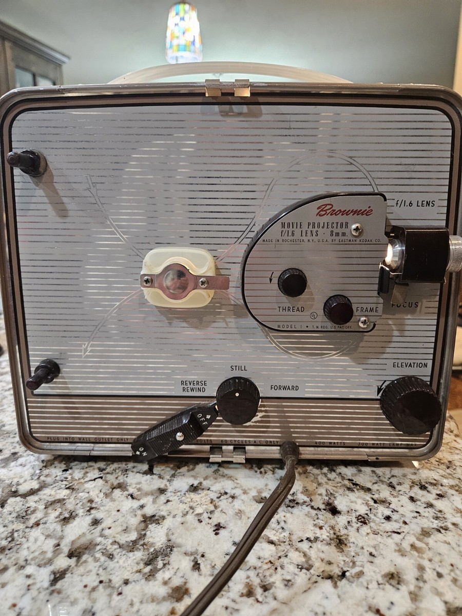 Kodak Brownie Movie Projector f/1.6 Lens 8mm | eBay