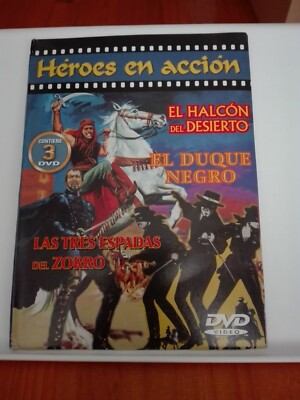 HEROES EN ACCION CONTIENE 3 DVD DE PELICULAS DE ACCION VER DESCRIPCION