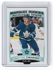 Dmytro Timashov Maple Leafs 2019-20 O Pee Chee Update Card #628 Marquee Rookies