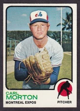 1973 TOPPS CARL MORTON CARD NO:331 NEAR MINT CONDITION