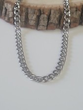 Stainless Steel 6mm Cuban Curb Chain Necklace 24" Cuban Link Necklace