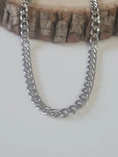 Stainless Steel 6mm Cuban Curb Chain Necklace 30" Cuban Link Necklace