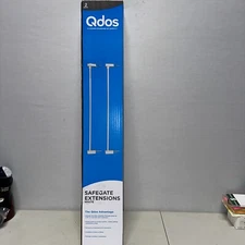 Qdos SafeGate Extensions For Pressure Gates By 2.75" White 2 Pack Brand NEW