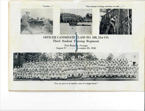 Fort Benning, Ga- Graduation Program OCS Class 108 21st Co, 23 novembre 1942 - Foto 3 di 4