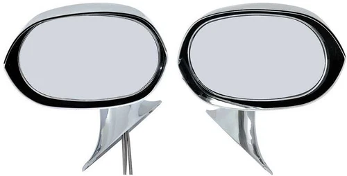 OER Chrome Racing Door Mirror Set For 1973-1974 Charger Road Runner & Satellite