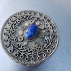 Nice middle eastern metal box decorated with a stone — photo 5