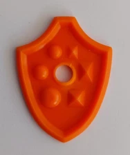 Masters of the Universe Vintage Orange Two Bad Shield Weapon Part NOT COMPLETE