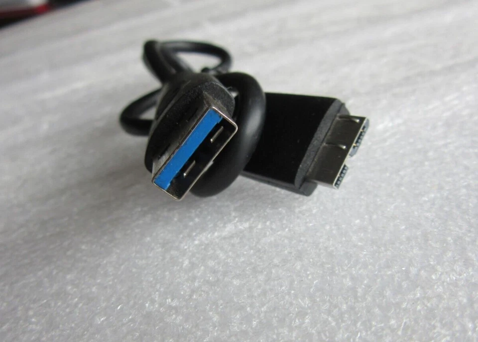 Genuine Seagate USB 3.0 to Micro-B Cable Lead External HDD Hard Drive 0.5M 500mm - Image 2 of 4