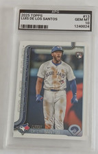 2025 Topps Series 1 Luis De Los Santos #13 Toronto Blue Jays RC APG 10 GEM MT