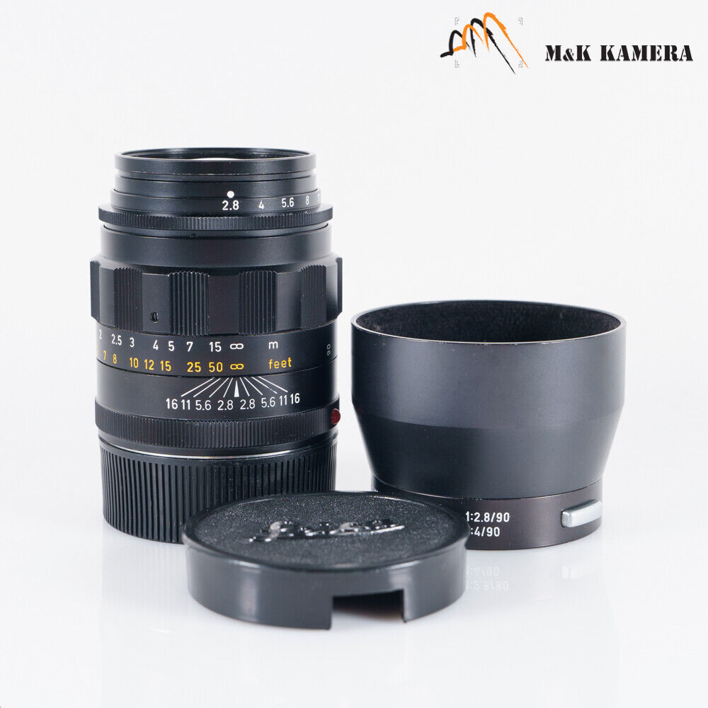 LEITZ Leica Tele-Elmarit M 90mm/F2.8 Ver.I V.1/ Fat Black LEITZ Leica Tele-Elmarit M 90mm/F2.8 Ver.I V.1/ Fat Black