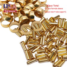 Compression Fitting 5mm OD 3.9mm ID Compression Sleeve Ferrules Insert 20PCS