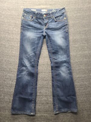 MEK DNM Jean Womens 30x31 Noida Slim Fit Bootcut Stretch Western Cowgirl