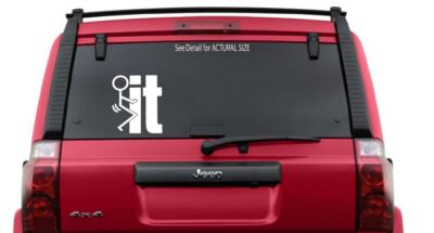 FU*K IT Vinyl Decal Sticker FREE SHIPPING  JDM window Euro Truck