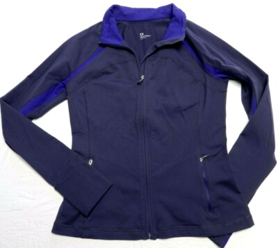 GAP FIT running Jacket women's size SMALL purple thumbholes long sleeve (cs20)