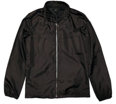 a Ato o Ato Matsumoto Zip blouson jacket modeled by Chika Aoyama